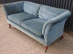 1910 Howard and Sons Baring sofa on turned legs _6.JPG